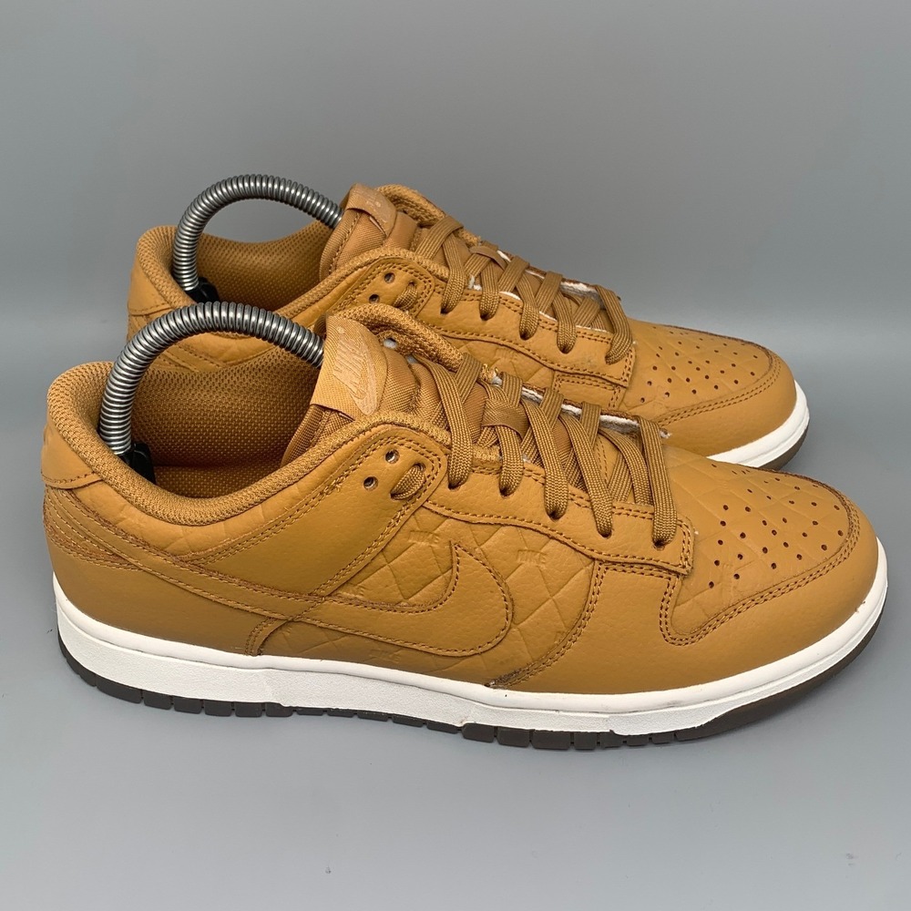 Nike Dunk Low Next Nature Wheat Skate Shoes DX3374-700 Women's Size 9.5